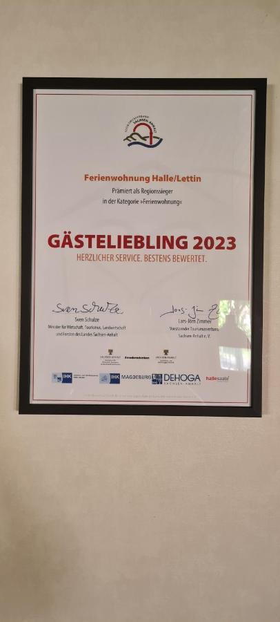Ferienwohnung Halle/Lettin Halle  Esterno foto